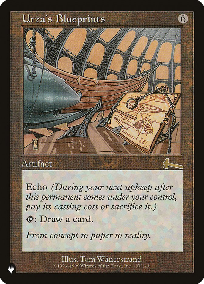 Urza's Blueprints [The List] | The CG Realm