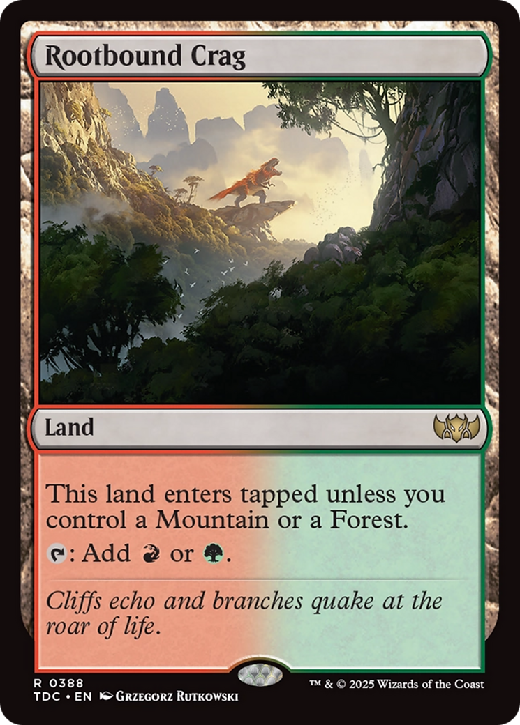 Rootbound Crag [Tarkir: Dragonstorm Commander] | The CG Realm