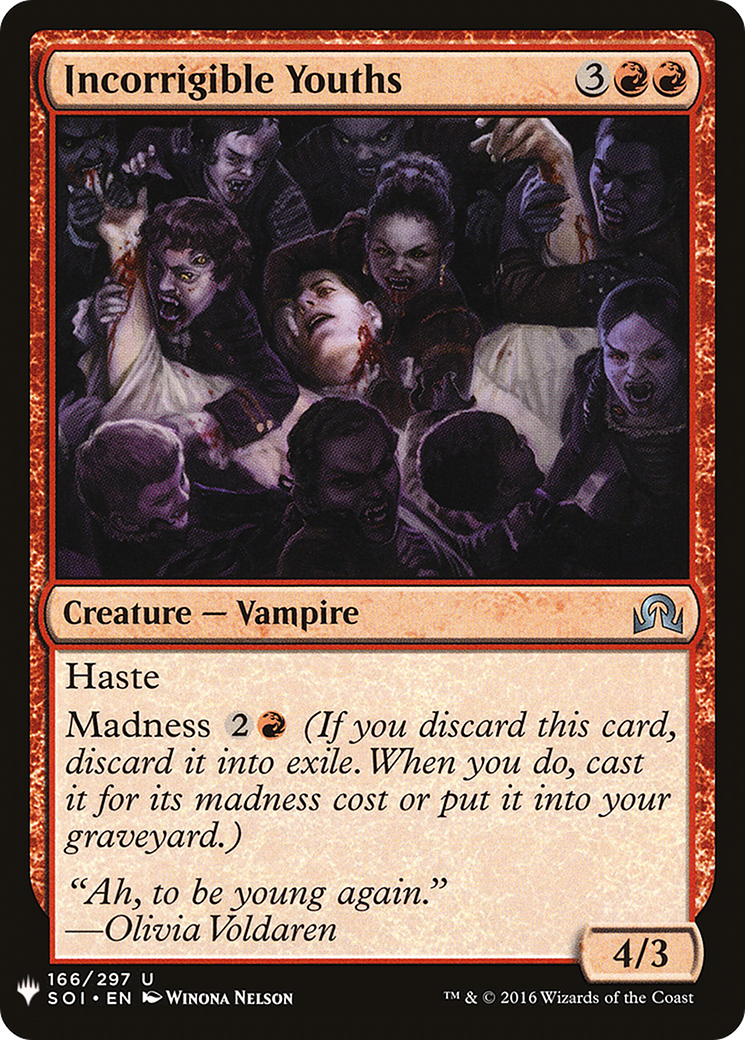 Incorrigible Youths (LIST-SOI-166) - The List
