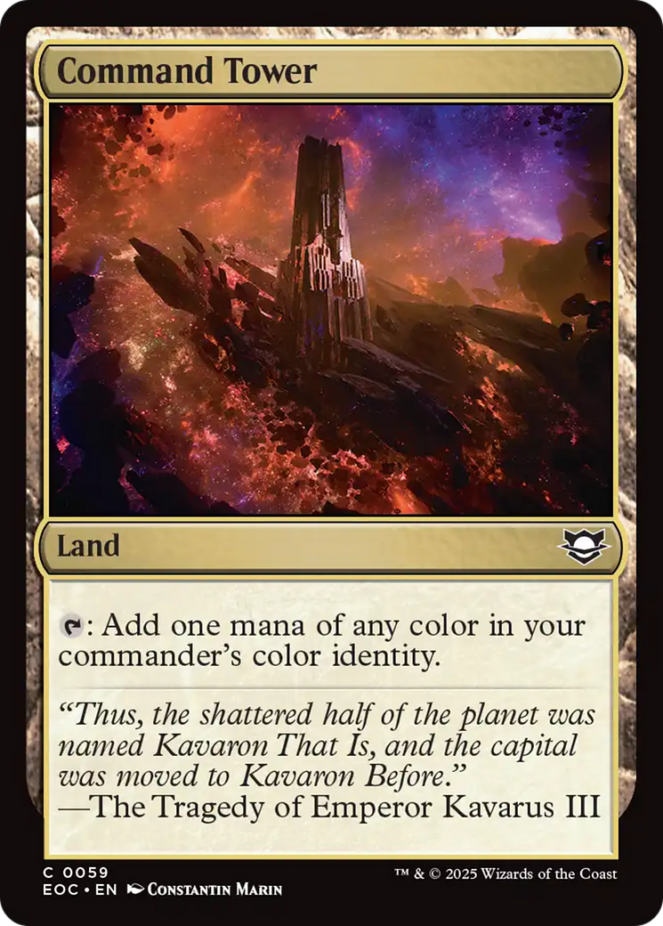 Command Tower [Edge of Eternities Commander] | The CG Realm