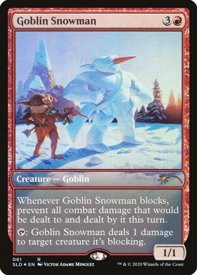 Goblin Snowman [Secret Lair Drop Series] | The CG Realm