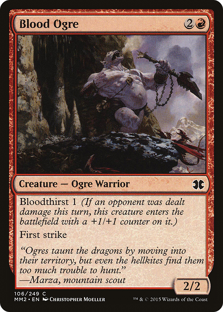 Blood Ogre (MM2-106) - Modern Masters 2015