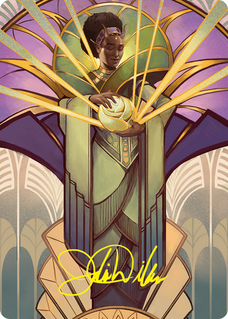 Bloom Tender Art Card (54/54) (Gold-Stamped Signature) [Foundations Art Series] | The CG Realm