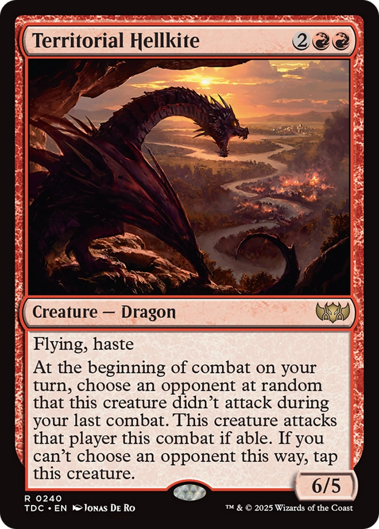 Territorial Hellkite [Tarkir: Dragonstorm Commander] | The CG Realm