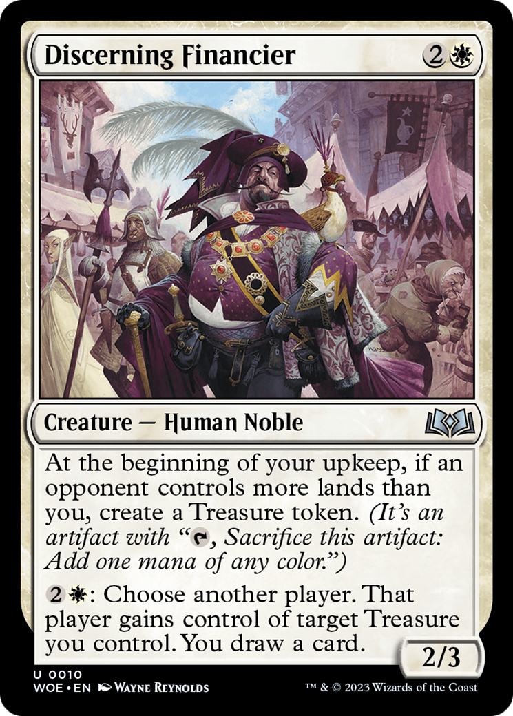 Discerning Financier [Wilds of Eldraine] | The CG Realm