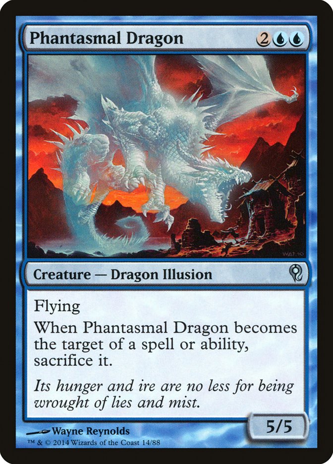 Phantasmal Dragon [Duel Decks: Jace vs. Vraska] | The CG Realm