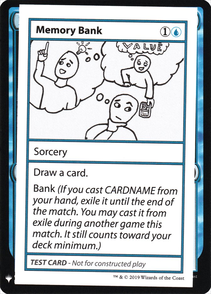 Memory Bank [Mystery Booster Playtest Cards] | The CG Realm