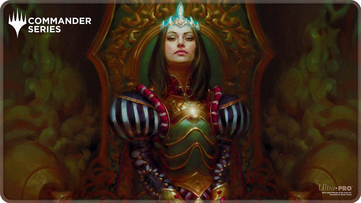 UP PLAYMAT MTG COMMANDER SERIES FAN VOTE 2 QUEEN MARCHESA STITCHED | The CG Realm