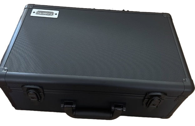 ER GRADED CARD STORAGE BOX HEAVY DUTY 4 ROWS BLACK ALUMINUM | The CG Realm