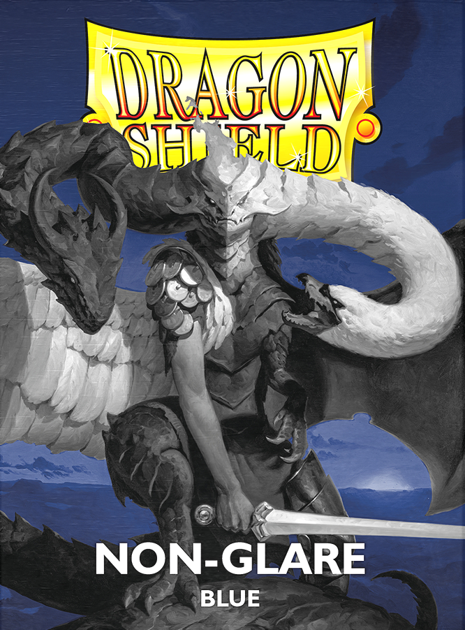 DRAGON SHIELD SLEEVES MATTE BLUE NON-GLARE 100CT | The CG Realm