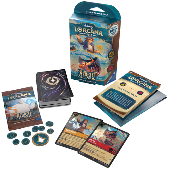 DISNEY LORCANA AZURITE SEA STARTER  (Release Date:  2024-11-15)