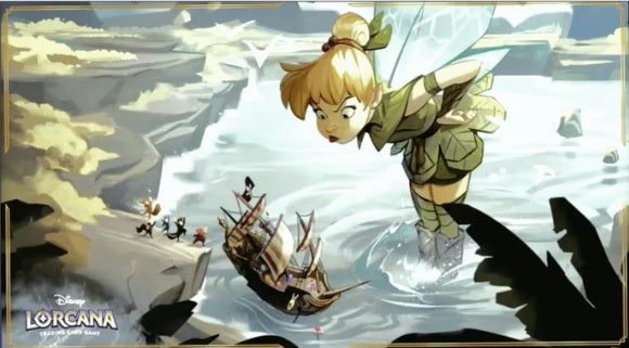 DISNEY LORCANA PLAYMAT SET 4 MAT A TINKERBELL