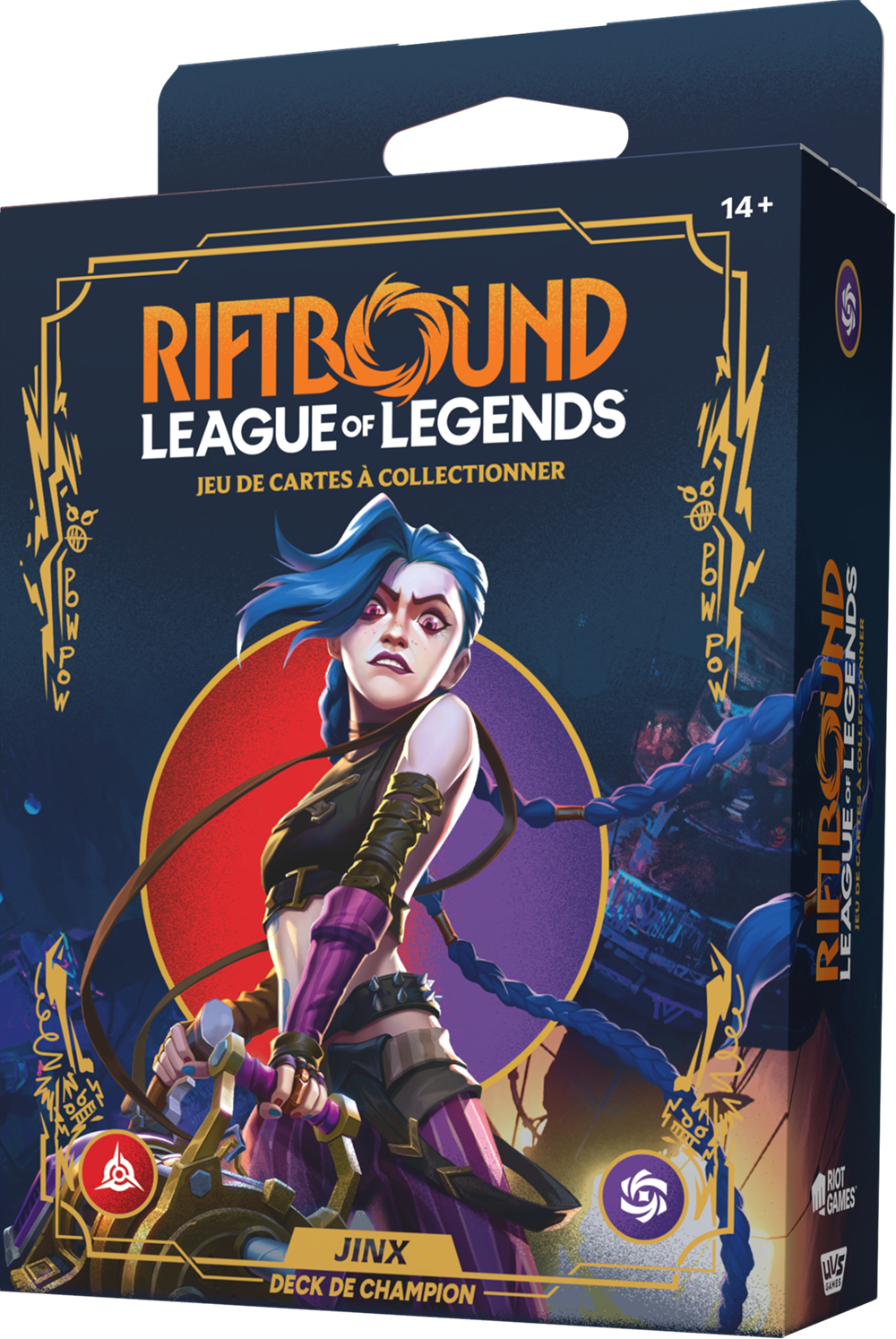 RIFTBOUND LEAGUE OF LEGENDS TCG ORIGINS CHAMPION DECK JINX  (French)