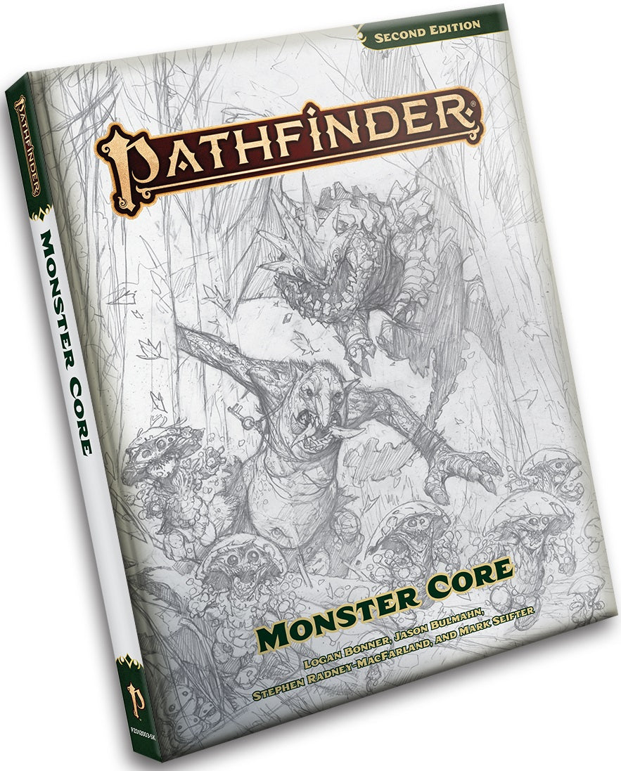 PATHFINDER RPG MONSTER CORE SKETCH COVER EDITION | The CG Realm