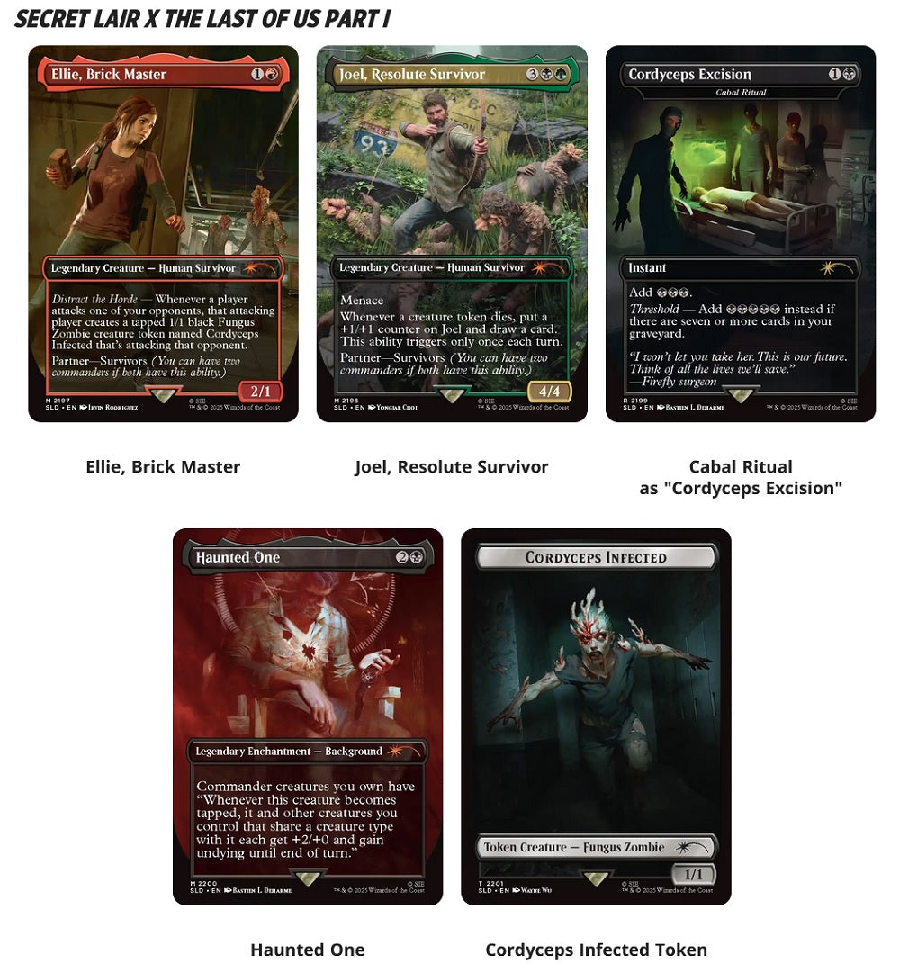 MTG SECRET LAIR PLAYSTATION SUPER DROP THE LAST OF US PART I: CHASING HOPE REGULAR (Release Date: December 18, 2025)