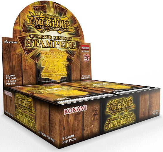 YGO QUARTER CENTURY STAMPEDE BOOSTER (Release Date:  2025-04-11)