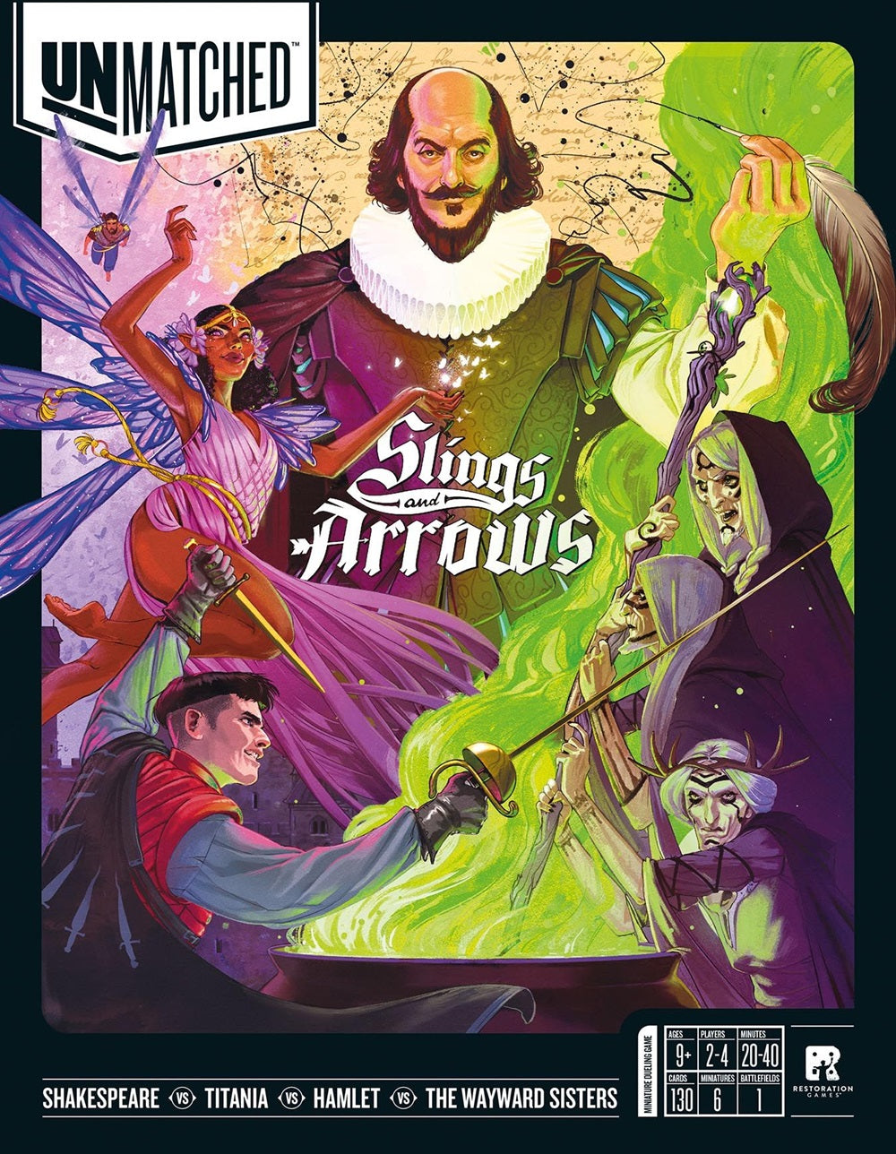 UNMATCHED SLINGS AND ARROWS (Release Date:  2024-06-12)