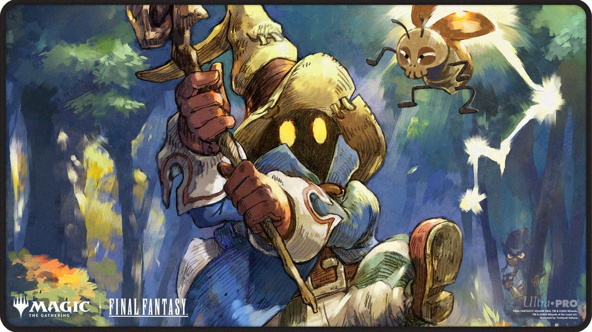 UP PLAYMAT MTG UNIVERSES BEYOND FINAL FANTASY BLACK STITCHED PREMIUM Y | The CG Realm
