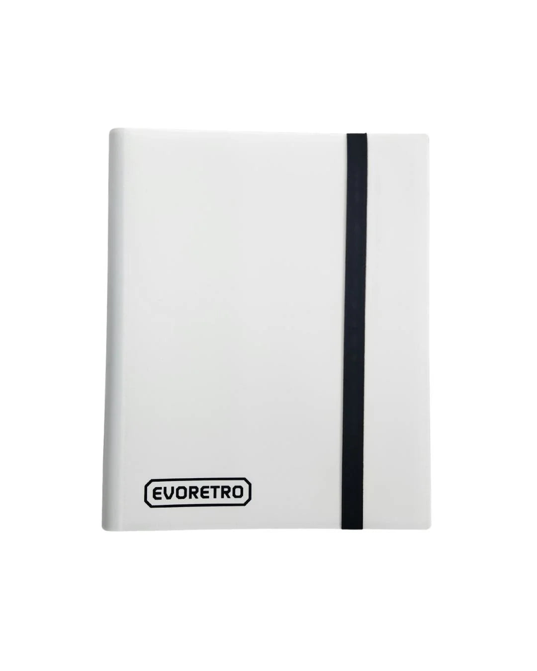 EVORETRO 9 Pocket Card Flex Portfolio | 360 Card Collector Folio Binder WHITE