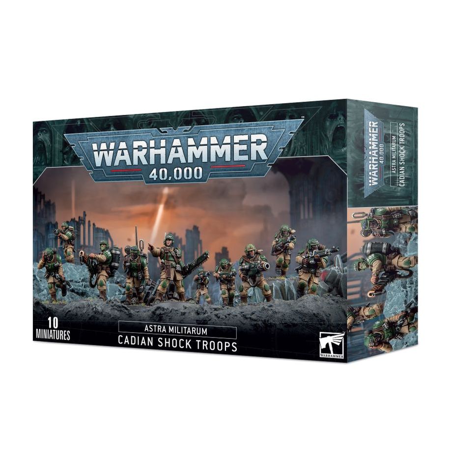Astra Militarum:  Cadian Shock Troops