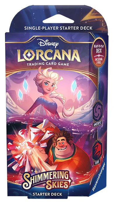DISNEY LORCANA SHIMMERING SKIES STARTER Amethyst and Ruby