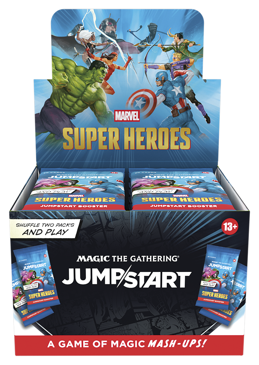 MTG MARVEL SUPER HEROES JUMPSTART BOOSTER Box (Release Date:  2026-06-26)
