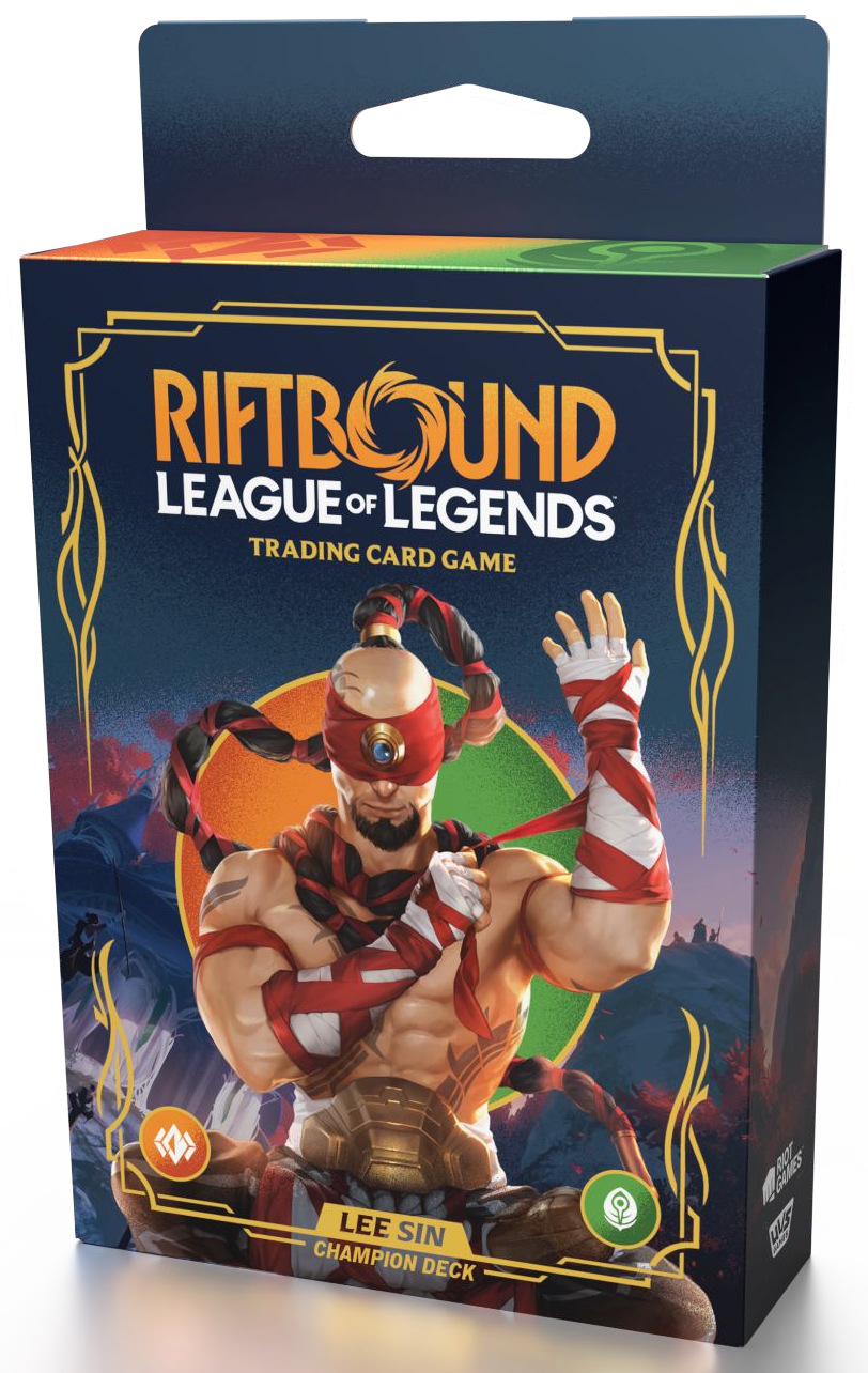 RIFTBOUND LEAGUE OF LEGENDS TCG ORIGINS CHAMPION DECK LEE SIN  (Release Date:  2025-10-31)