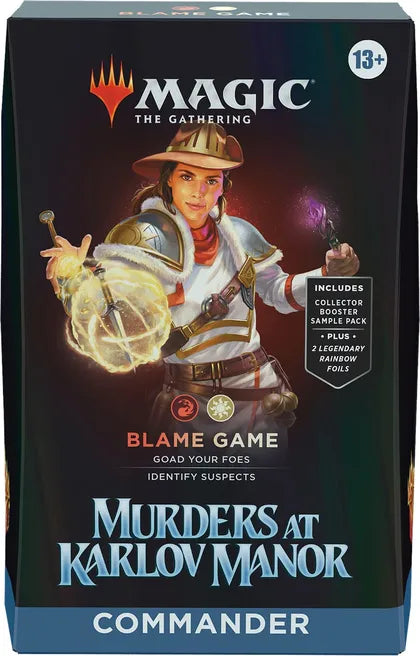 Murders at Karlov Manor Commander Deck - Blame Game - Commander: Murders at Karlov Manor