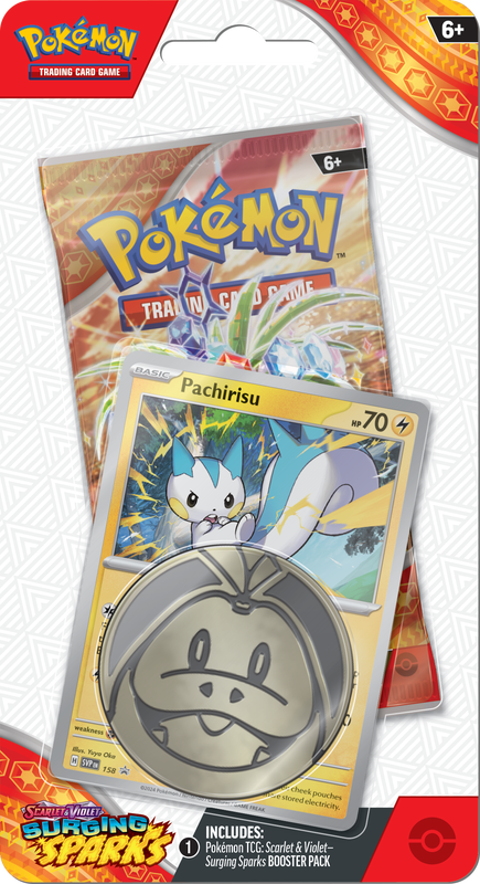 POKEMON SV8 SURGING SPARKS CHECKLANE BLISTER (Release Date:  2024-11-08) | The CG Realm