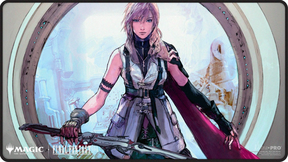 UP PLAYMAT MTG UNIVERSES BEYOND FINAL FANTASY BLACK STITCHED PREMIUM W | The CG Realm