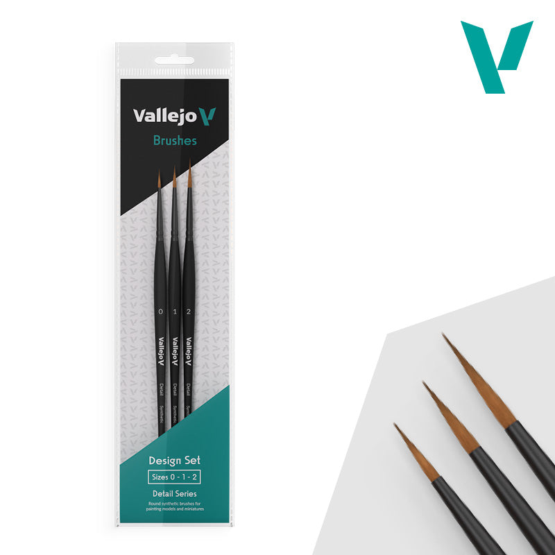 VALLEJO: DESIGN BRUSH SET