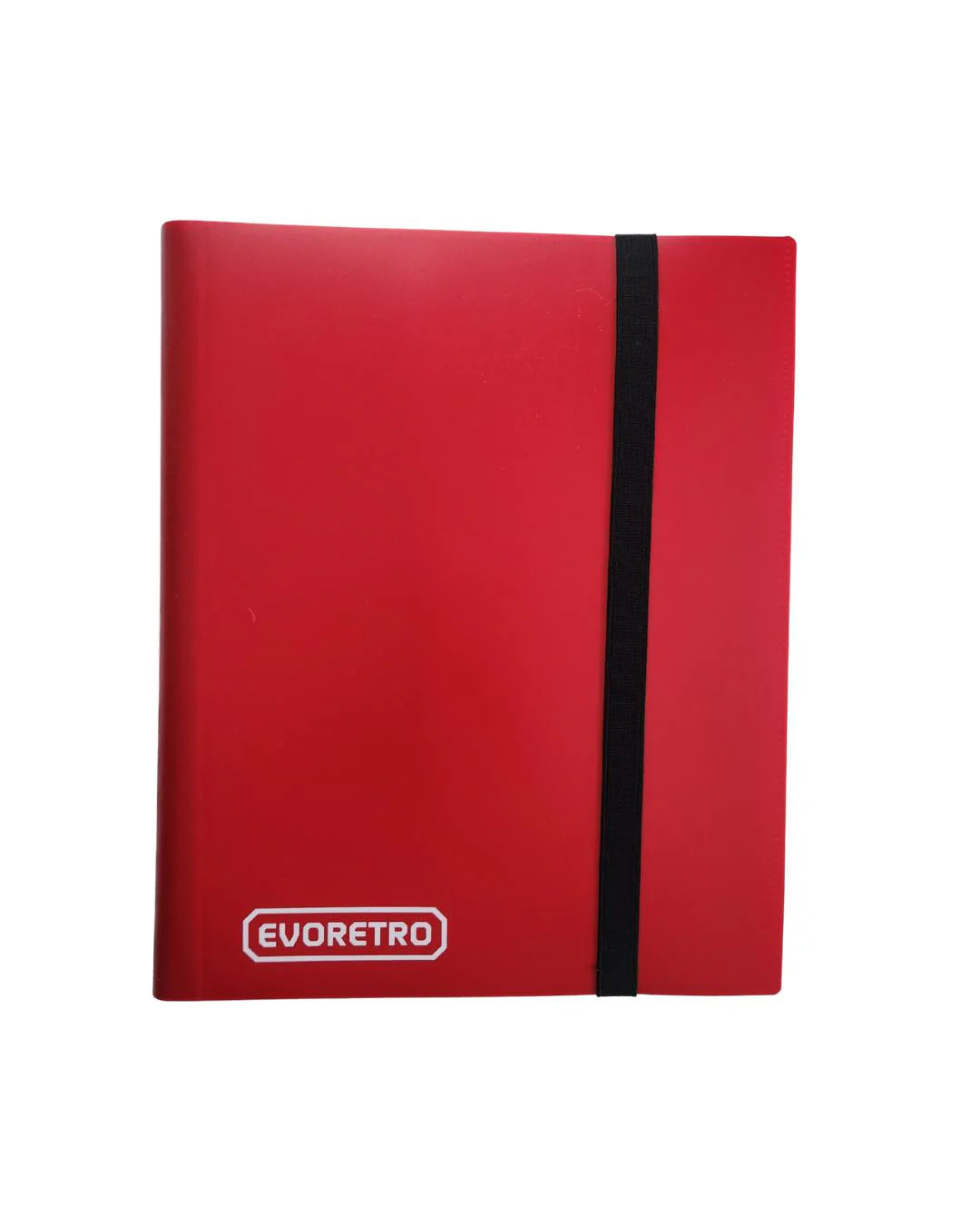 EVORETRO 9 Pocket Card Flex Portfolio | 360 Card Collector Folio Binder RED