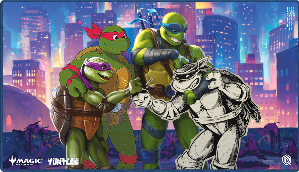 UG PLAYMAT MTG TEENAGE MUTANT NINJA TURTLES - TURTLES FOREVER | The CG Realm