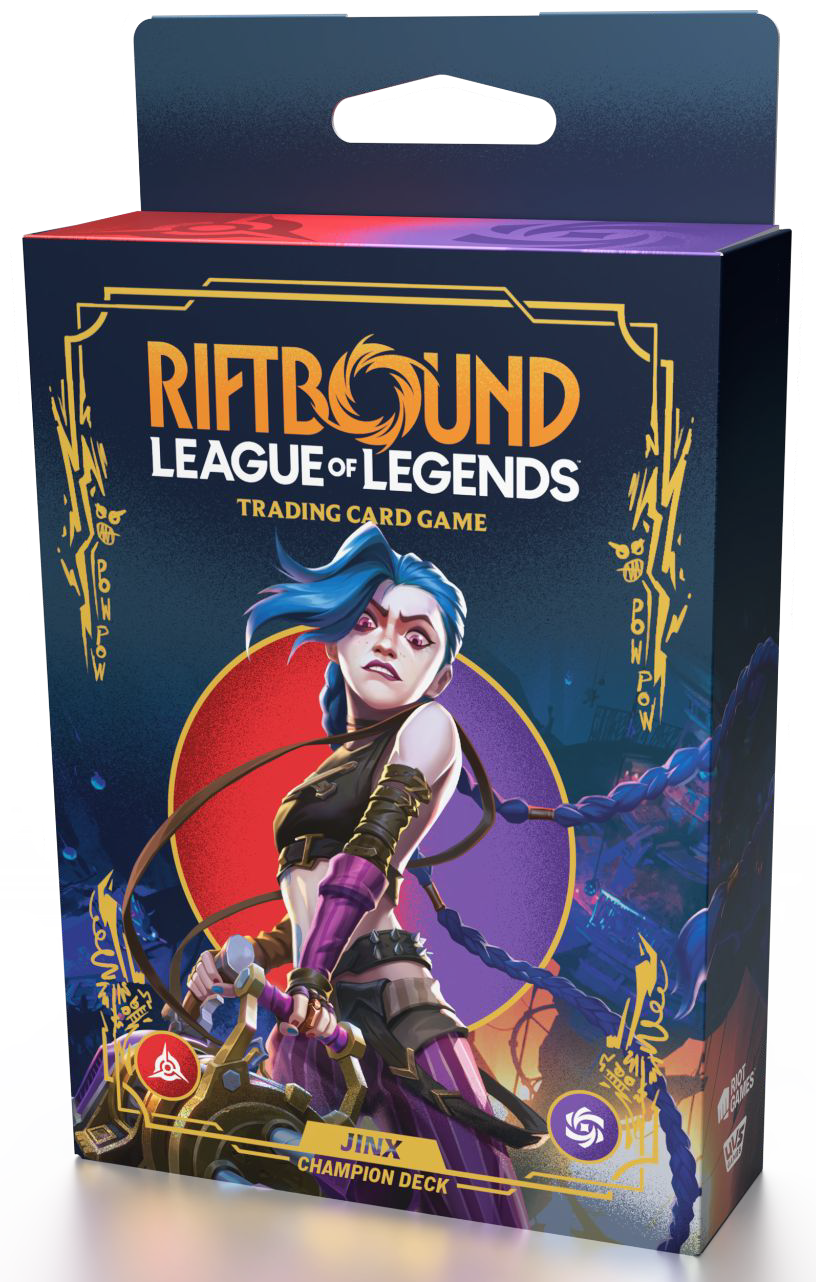 RIFTBOUND LEAGUE OF LEGENDS TCG ORIGINS CHAMPION DECK JINX  (Release Date:  2025-10-31)