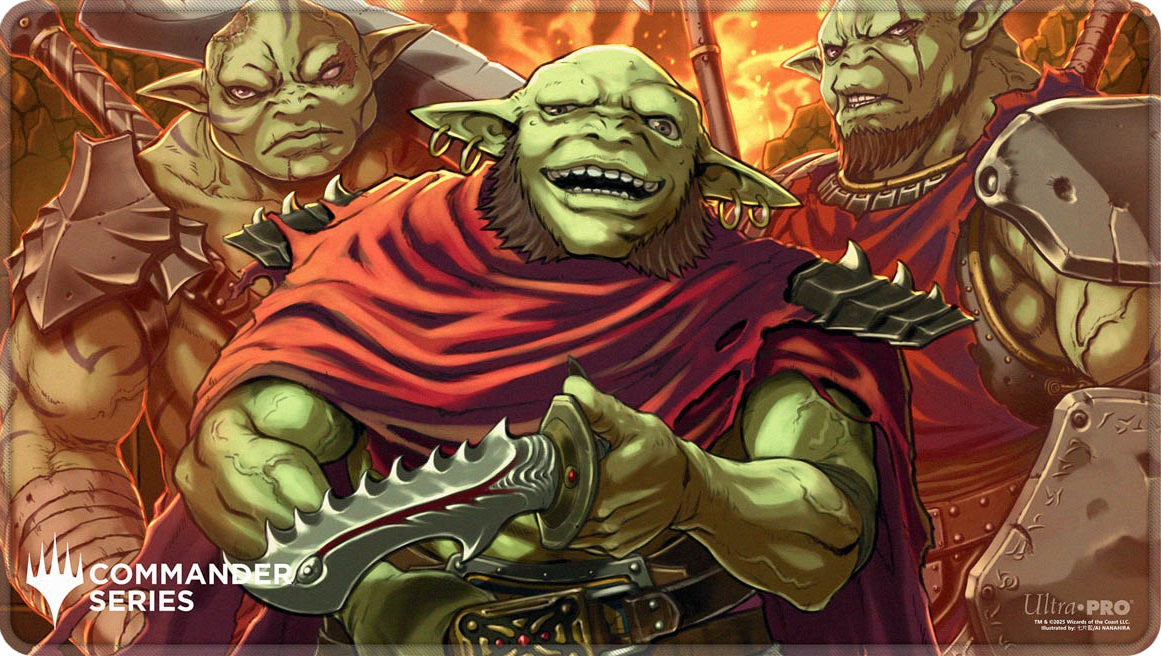 UP PLAYMAT MTG COMMANDER SERIES FAN VOTE 1 KRENKO STITCHED | The CG Realm