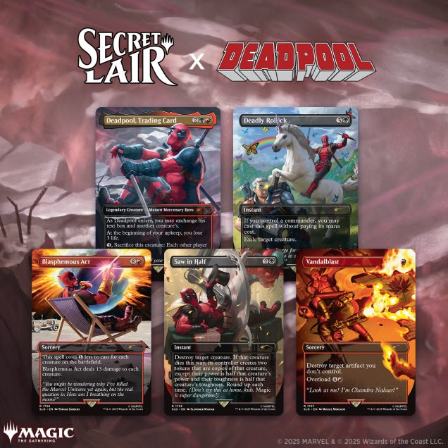 MTG SECRET LAIR MARVEL 6 (NON-FOIL)