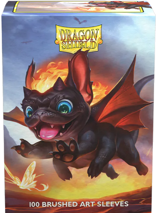 DRAGON SHIELD SLEEVES BRUSHED ART THE WUFDRAGON 100C