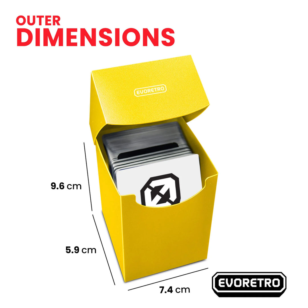 EVORETRO Plastic Deck Box Yellow