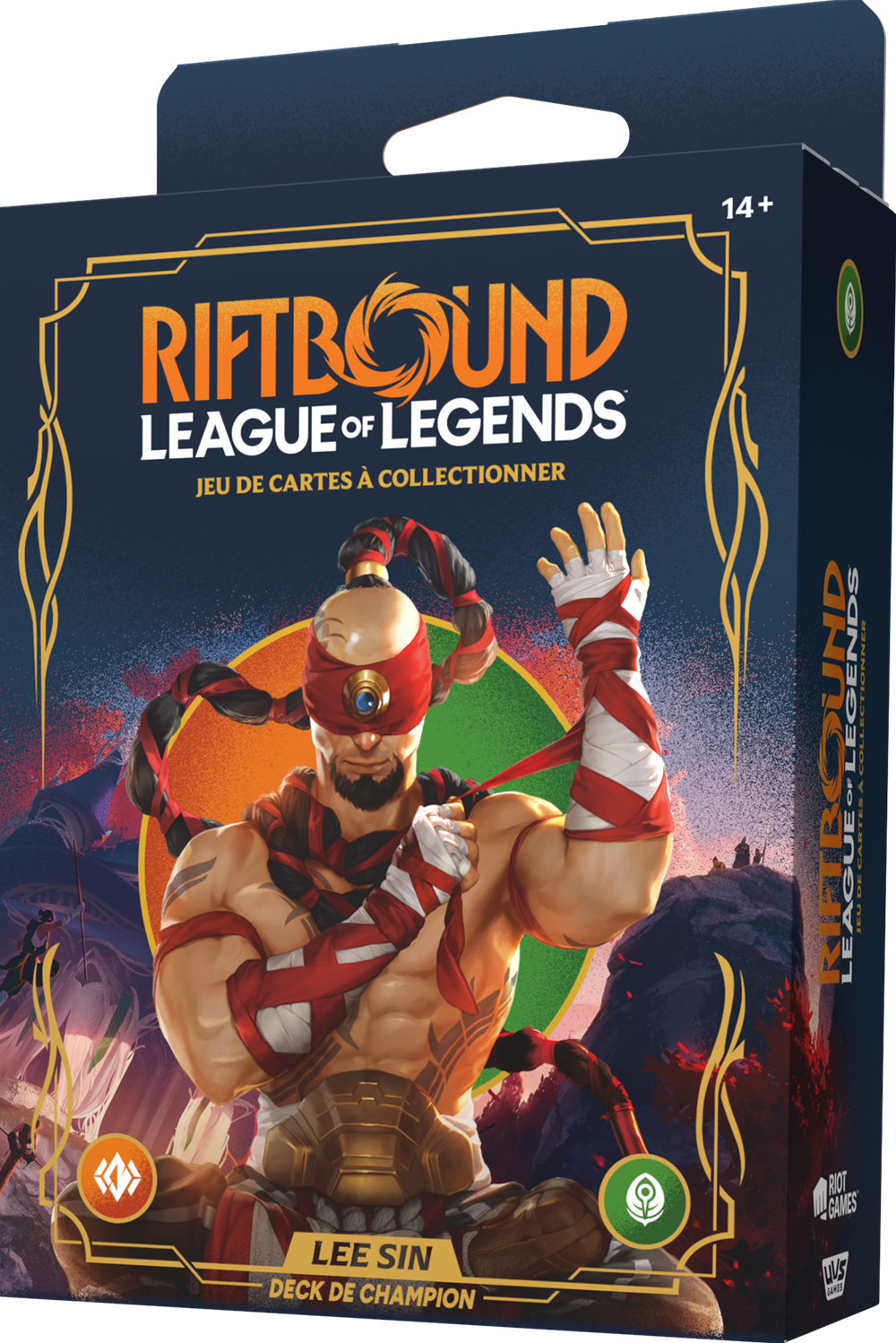 RIFTBOUND LEAGUE OF LEGENDS TCG ORIGINS CHAMPION DECK LEE SIN  (French)