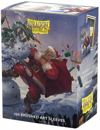 DRAGON SHIELD SLEEVES BRUSHED ART CHRISTMAS 2025 100CT | The CG Realm