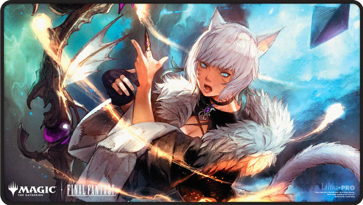 UP PLAYMAT MTG UNIVERSES BEYOND FINAL FANTASY BLACK STITCHED PREMIUM Z | The CG Realm