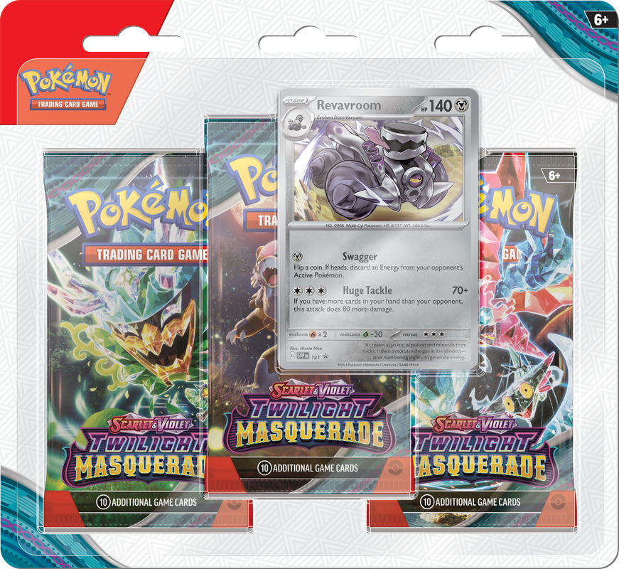 POKEMON SV6 TWILIGHT MASQUERADE 3PK BLISTER (Release Date:  2024-05-24) | The CG Realm