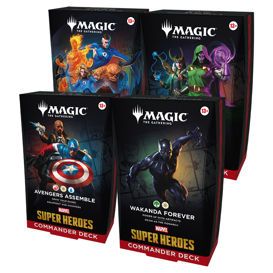MTG MARVEL SUPER HEROES COMMANDER Set of 4 (Release Date:  2026-06-26)