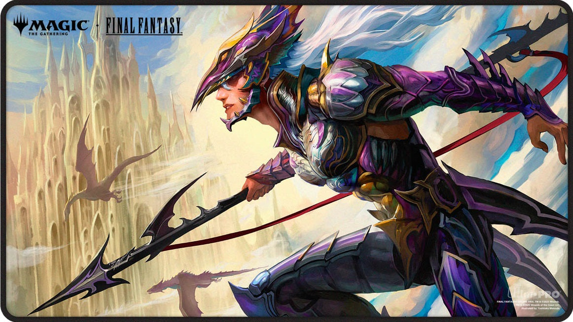 UP PLAYMAT MTG UNIVERSES BEYOND FINAL FANTASY BLACK STITCHED PREMIUM X | The CG Realm