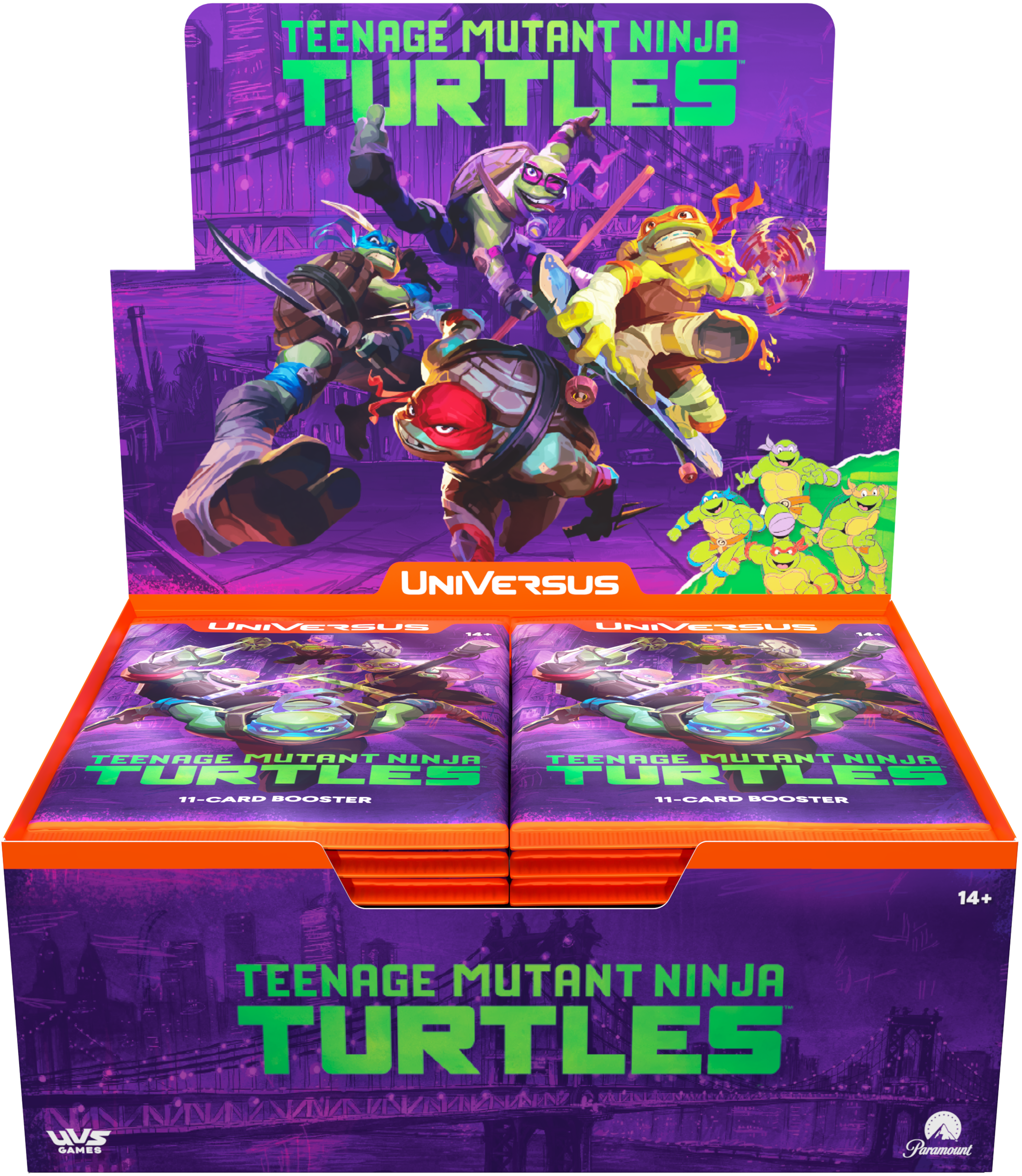 TEENAGE MUTANT NINJA TURTLES BOOSTER DISPLAY | The CG Realm