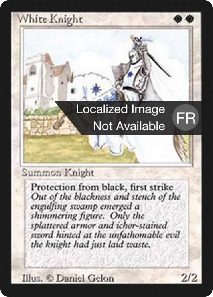 White Knight (FBB-) - Foreign Black Border
