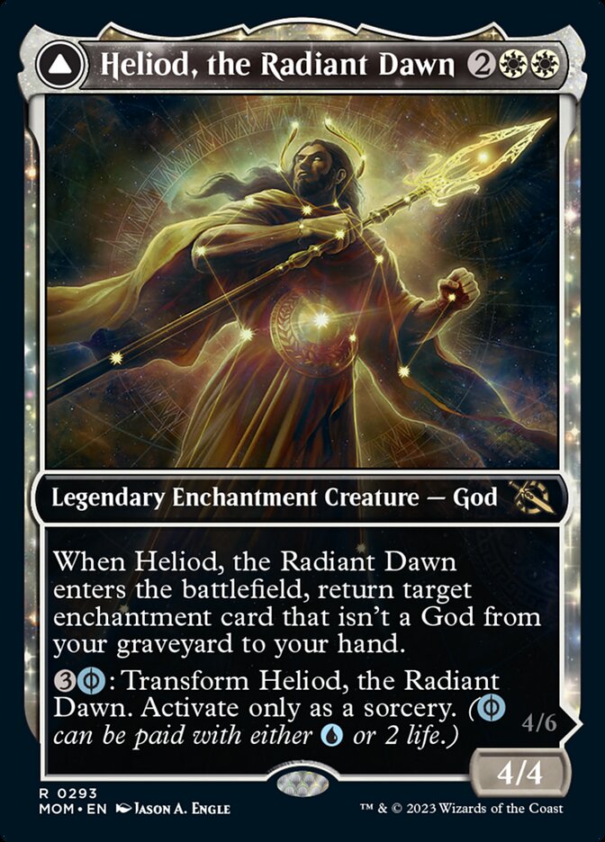 Heliod, the Radiant Dawn // Heliod, the Warped Eclipse (Showcase Planar Booster Fun) [March of the Machine] | The CG Realm