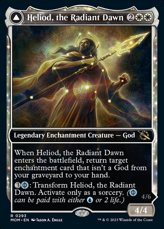 Heliod, the Radiant Dawn (Showcase) (MOM-293) - March of the Machine: (Showcase, enchantment)