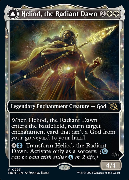 Heliod, the Radiant Dawn (Showcase) (MOM-293) - March of the Machine: (Showcase, enchantment)