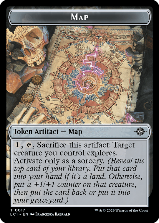 Shapeshifter // Map Double-Sided Token (ECL-1 // 17) - Lorwyn Eclipsed